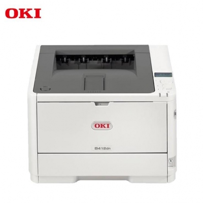 OKI A4黑白双面网络激光打印机B412DN